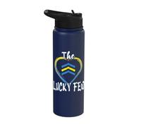 Lucky Few Heart 21 World Down Syndrome Awareness Day Stainless Steel Insulated Water Bottle