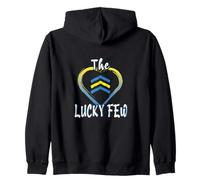 Lucky Few Heart 21 World Down Syndrome Awareness Day Zip Hoodie