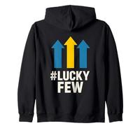 Lucky Few Three Arrows Down Syndrome Awareness Zip Hoodie