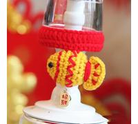 Lucky Fish Decorative Pet Collar | Style: Wealthy | Color: Yellow Fish | Size: S