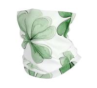 Lucky Four-Leaf Clover Printed Headscarf, Headband, Men'S And Women'S Towel，Multifunctional Sports Mask
