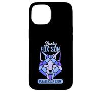 Lucky fox son please keep calm - Fox Son Case for iPhone 15