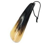 Lucky Franc's Shoe Horn - Shoe Horns for Men - Hand Crafted Natural Luxury Shoe Horn - Made with Genuine Bull/Ox Horns - Fancy Shoehorn Men with a Gift Box - Shoe Wearing Helper - 7.25"x2"