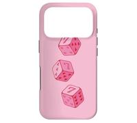 Lucky Girl 777 Pink Aesthetic Angel Number Numerology Dice Case for iPhone 17 Pro
