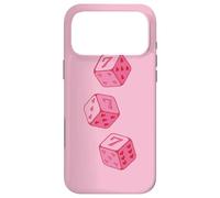 Lucky Girl 777 Pink Aesthetic Angel Number Numerology Dice Case for iPhone 17 Pro Max