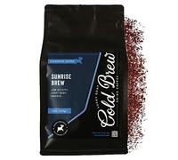 Lucky Goat Cold Brew Coffee | Sunrise Brew | Breakfast Blend | Light Body Morning Roast | Specialty Grade 100% Arabica | Course Ground Iced Coffee Grinds | Smooth & Low Acidity - 12oz