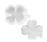 Lucky Grass Silicone Molds | Four Leaves clo-ver Silicone Moulds | Lucky Grass Shape Mould Epoxy Casting Resin Candle Mold Four-Leaves Four Leaves Plant Shape Resin Plaster Mold