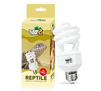 LUCKY HERP Reptile Heat Lamp Bulb 25W, Halogen Basking Bulb for Aquatic Turtles, Leopard Gecko