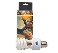 LUCKY HERP UVB 10.0 Reptile Compact Fluorescent Light Bulb,E27,13W,26W Available (13, Watts)