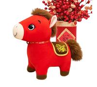 Lucky Horse Plush - Premiium Cotton Stuffed Build, Cuddly Doll Feel, Brings Joy Warmth to Every Space, Charming Animal Companion for Nursery Decor | Festive Toy for Birthday Celebration