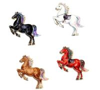 Lucky Horse Year Pin Sturdy Alloy for Birth Year Celebration Sturdy and Shining Ideal for Gift Giving and Individual Styles Zodiacs