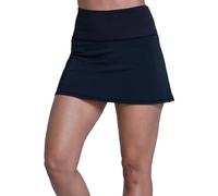 Lucky In Love Women's Long Baseline Skirt, Black, S