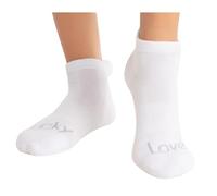 Lucky In Love Women's Pom Low Cut Socks - 3 Pack (Women's Size 4-10)., Whites, One size