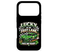 Lucky in the Fast Lane Race Day Ready Car Case for iPhone 17 Pro
