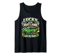 Lucky in The Fast Lane Race Day Ready Car Tank Top