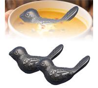 Lucky Iron Bird for Cooking, Cast Iron Bird for Iron Infused Cooking Aid, Bird Shaped Reusable Chef Tool for Iron Deficiency, Dietary Support Solution for Pregnant Women, Vegans & Athletes (2pc)