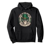 Lucky is For Heretics Proverbs 16:33 Skull St Patricks Day Pullover Hoodie