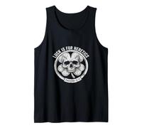 Lucky is for Heretics Proverbs 16:33 St Patrick's Day Skull Tank Top