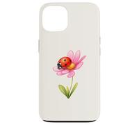 Lucky Ladybug Pink Flower Garden Spring Aesthetic Case for iPhone 13