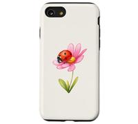 Lucky Ladybug Pink Flower Garden Spring Aesthetic Case for iPhone SE (2020) / 7/8
