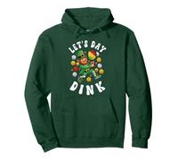 Lucky Lets Day Dink Pickleball Leprechaun St Patricks Day Pullover Hoodie
