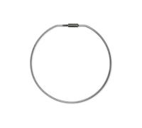 Lucky Line 8" Threaded Locking Key Rings, 1 Key Ring (7981),Silver