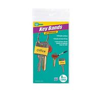 Lucky Line Colorful Key Bands - Key Identifiers (17208) Large 8pk