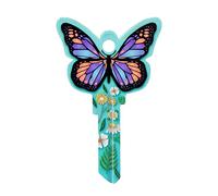 Lucky Line Key Shapes, Butterfly, House Key Blank, KW1/11, 1 Key (B147K) Kwikset