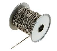 Lucky Line Nickel-Plated No. 10 Ball Chain Spool, 100 Feet (32500)