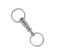 Lucky Line Quick Release Keychain, unisex, adult, Nickel-Plated Brass, 1 Per Pack (70701)