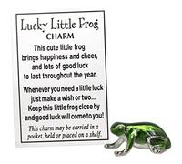 Lucky Little Frog Charm with Story Card!