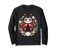 Lucky Little Ladybug Bug Insect Garden Cute Long Sleeve T-Shirt