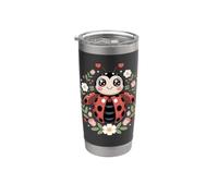Lucky Little Ladybug Bug Insect Garden Cute Stainless Steel Insulated Tumbler