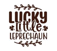 Lucky Little Leprechaun Wall Decals PVC 67.2x73.9cm Car Body Decoration Coffee
