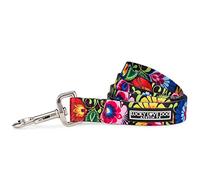 Lucky Love Dog Leash, Beautiful Vivid Patterns, Durable & Long Lasting (Blackbird, Large)