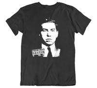 Lucky Luciano Italian Mafia Gangster Movie T Shirt Tee Mens Womens Gift New BlackXX-Large