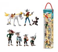 Lucky Luke Tube 7 Figurines The Dalton Rantanplan Jolly Jumper 4 - 10 cm 703879
