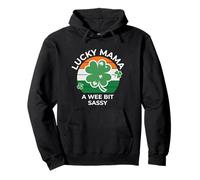 Lucky Mama A Wee Bit Sassy - St. Patrick’s Fun Pullover Hoodie