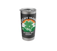 Lucky Mama A Wee Bit Sassy - St. Patrick’s Fun Stainless Steel Insulated Tumbler