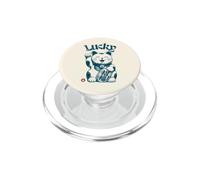 Lucky Maneki - Neko Beckoning Cat Waving Fortune PopSockets PopGrip for MagSafe