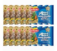 Lucky Me! Thai Lucky Me! Instant Noodle Soup Artificial Beef Flavour 70g (Pack of 10)