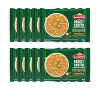 Lucky Me! Thai Pancit Canton Instant Noodle With Chillimansi Flavour 60g (Pack of 10)