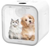 LUCKY NAVI Automatic Pet Dryer Box for Cats and Small Dogs, Ultra Quiet 62L Big Capacity Dog Dryer Box, Cat Dryer Cage with Smart Temperature Control, 360° Pet Dryer Box(62.0L)