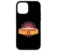 Lucky Number 12 Roulette Wheel Gambling Casino Spin Win Men Case for iPhone 12 mini