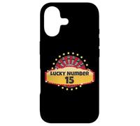 Lucky Number 15 Roulette Wheel Gambling Casino Spin Win Men Case for iPhone 17