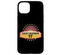 Lucky Number 17 Roulette Wheel Gambling Casino Spin Win Men Case for iPhone 15 Plus