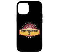 Lucky Number 2 Roulette Wheel Gambling Casino Spin Win Women Case for iPhone 12/12 Pro