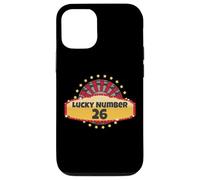 Lucky Number 26 Roulette Wheel Gambling Casino Spin Win Men Case for iPhone 12/12 Pro