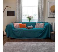Lucky Paws® UK Luxurious Fully Waterproof Sofa Cover - Robust Dog Sofa Cover - Triple-layer Waterproof Sofa Throw Blanket - Sofa Protector Bed Cover Blanket (Teal, 200 x 280cm)