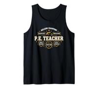 Lucky PE Teacher Raising Champions Physical Education Tank Top